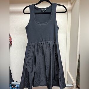 Steve Madden Charcoal Ribbed Top